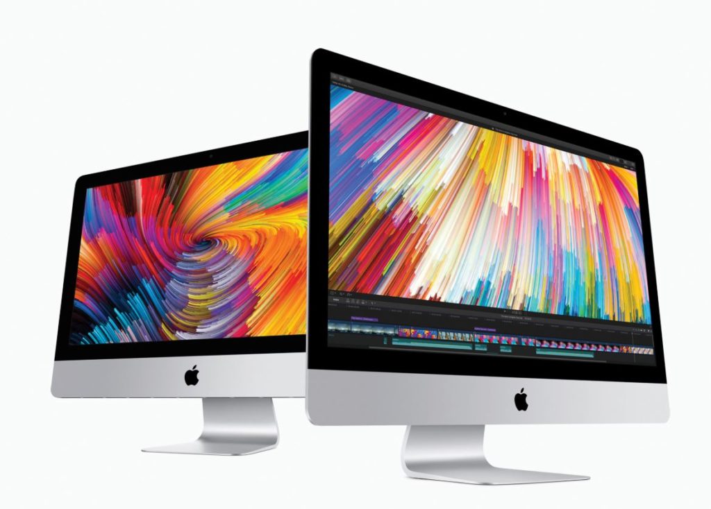 Picture of Two Mac monitors